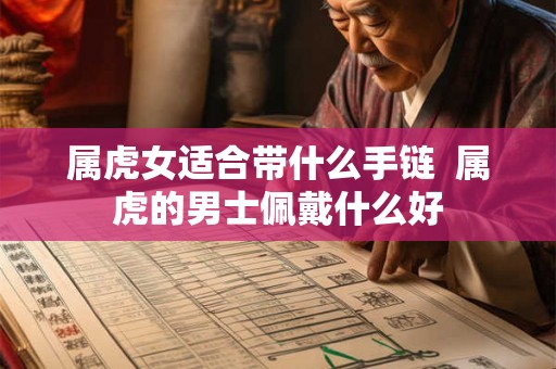 属虎女适合带什么手链  属虎的男士佩戴什么好