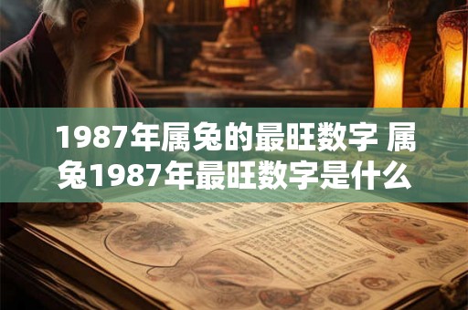 1987年属兔的最旺数字 属兔1987年最旺数字是什么