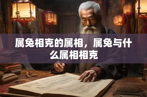 属兔相克的属相，属兔与什么属相相克