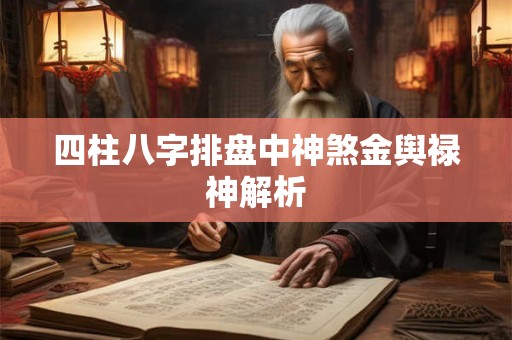 四柱八字排盘中神煞金舆禄神解析