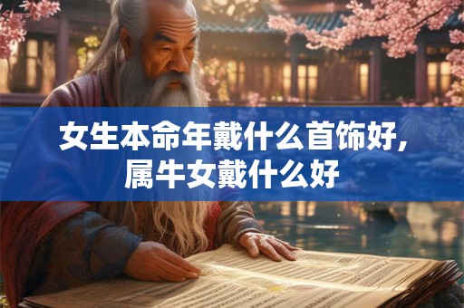 女生本命年戴什么首饰好,属牛女戴什么好