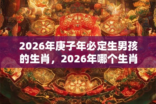 2026年庚子年必定生男孩的生肖，2026年哪个生肖会生男孩？