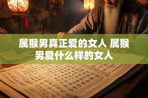 属猴男真正爱的女人 属猴男爱什么样的女人
