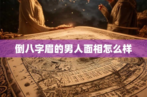 倒八字眉的男人面相怎么样