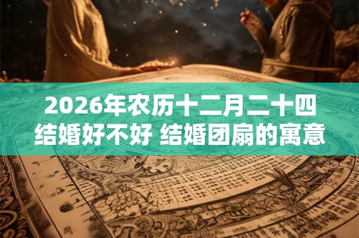 2026年农历十二月二十四结婚好不好 结婚团扇的寓意 2026年农历十二月二十四结婚好不好 结婚团扇的寓意