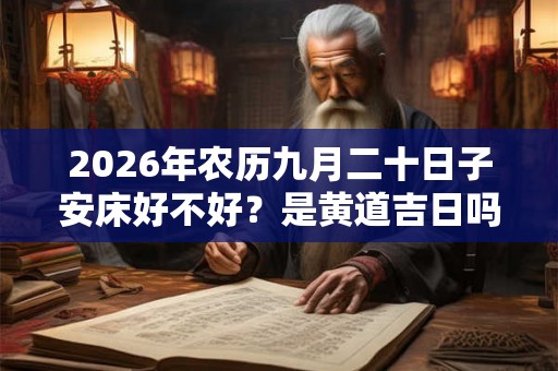 2026年农历九月二十日子安床好不好？是黄道吉日吗？