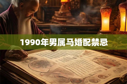 1990年男属马婚配禁忌