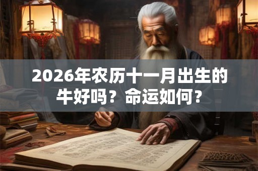 2026年农历十一月出生的牛好吗？命运如何？