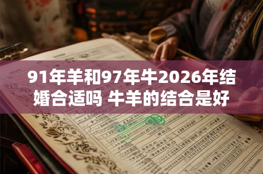 91年羊和97年牛2026年结婚合适吗 牛羊的结合是好是坏