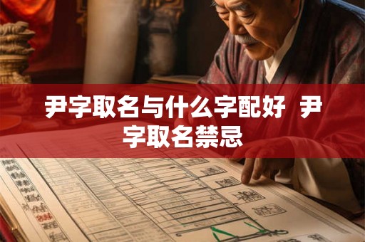 尹字取名与什么字配好  尹字取名禁忌