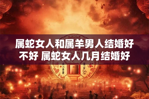 属蛇女人和属羊男人结婚好不好 属蛇女人几月结婚好
