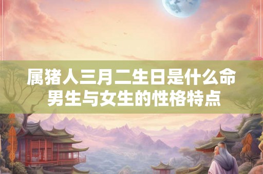 属猪人三月二生日是什么命 男生与女生的性格特点 属猪人三月二生日是什么命 男生与女生的性格特点