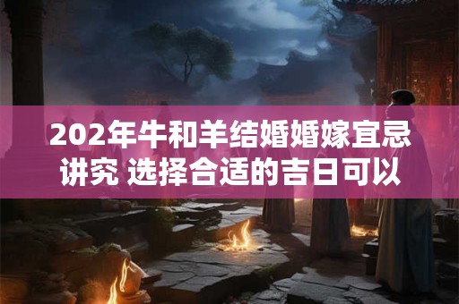 202年牛和羊结婚婚嫁宜忌讲究 选择合适的吉日可以结婚