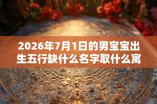 2026年7月1日的男宝宝出生五行缺什么名字取什么寓意好 2026年7月1日的男宝宝出生五行缺什么名字取什么寓意好