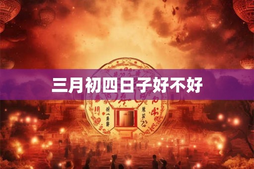 三月初四日子好不好