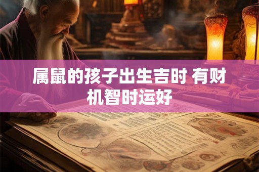 属鼠的孩子出生吉时 有财机智时运好 属鼠的孩子出生吉时 有财机智时运好