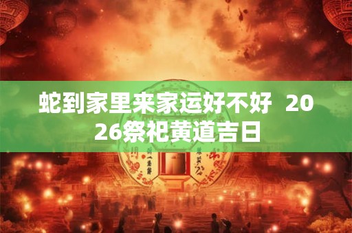 蛇到家里来家运好不好  2026祭祀黄道吉日