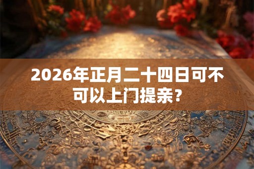 2026年正月二十四日可不可以上门提亲? 2026年正月二十四日可不可以上门提亲?