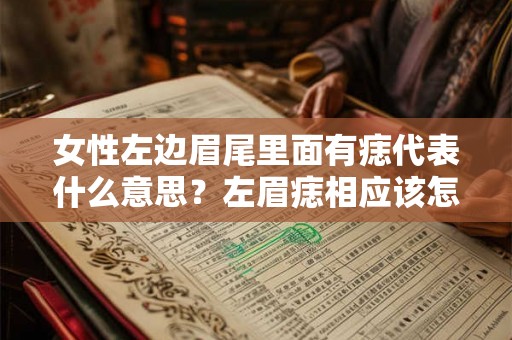 女性左边眉尾里面有痣代表什么意思?左眉痣相应该怎么看? 女性左边眉尾里面有痣代表什么意思?左眉痣相应该怎么看?