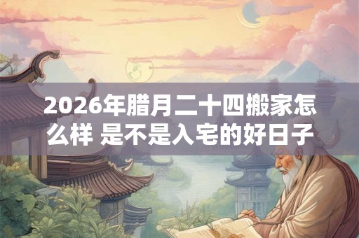 2026年腊月二十四搬家怎么样 是不是入宅的好日子