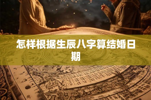 怎样根据生辰八字算结婚日期 怎样根据生辰八字算结婚日期
