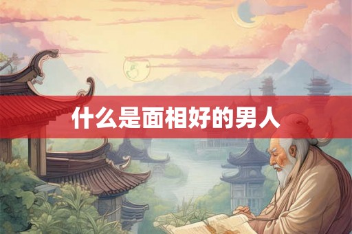 什么是面相好的男人