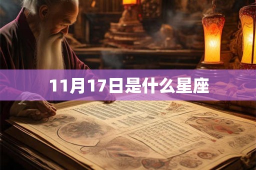 11月17日是什么星座