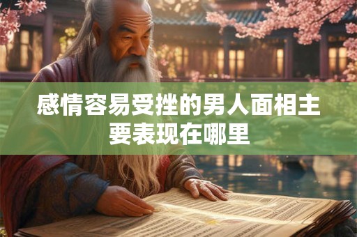 感情容易受挫的男人面相主要表现在哪里