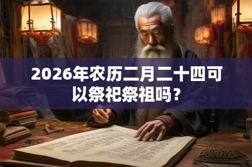 2026年农历二月二十四可以祭祀祭祖吗? 2026年农历二月二十四可以祭祀祭祖吗?