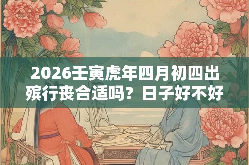 2026壬寅虎年四月初四出殡行丧合适吗？日子好不好？