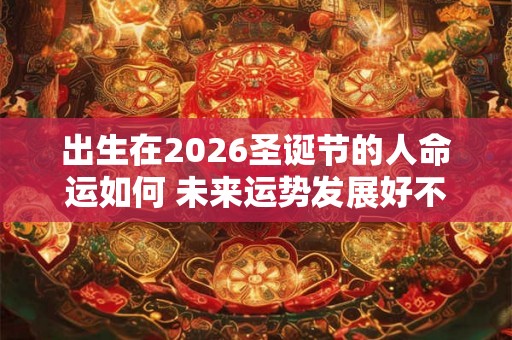 出生在2026圣诞节的人命运如何 未来运势发展好不好