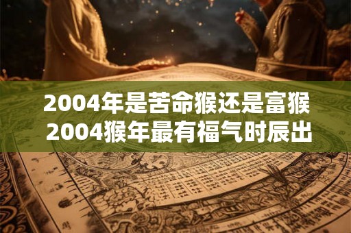 2004年是苦命猴还是富猴 2004猴年最有福气时辰出生 2004年是苦命猴还是富猴 2004猴年最有福气时辰出生
