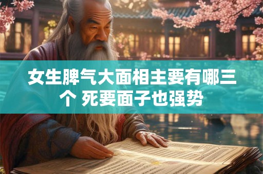 女生脾气大面相主要有哪三个 死要面子也强势 女生脾气大面相主要有哪三个 死要面子也强势
