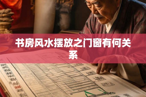 书房风水摆放之门窗有何关系