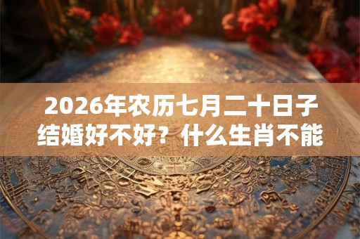 2026年农历七月二十日子结婚好不好？什么生肖不能结婚？