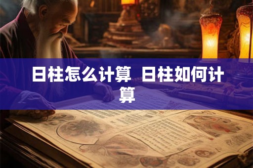日柱怎么计算  日柱如何计算