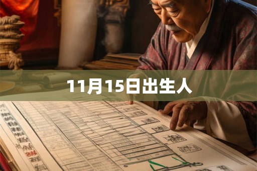 11月15日出生人 11月15日出生人