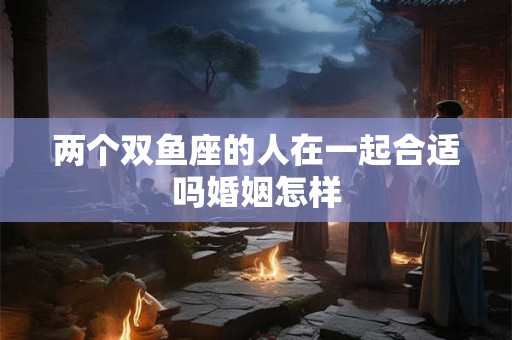 两个双鱼座的人在一起合适吗婚姻怎样