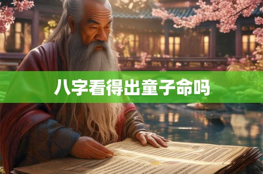 八字看得出童子命吗 八字看得出童子命吗