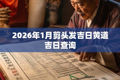 2026年1月剪头发吉日黄道吉日查询