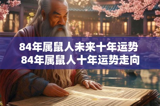 84年属鼠人未来十年运势 84年属鼠人十年运势走向