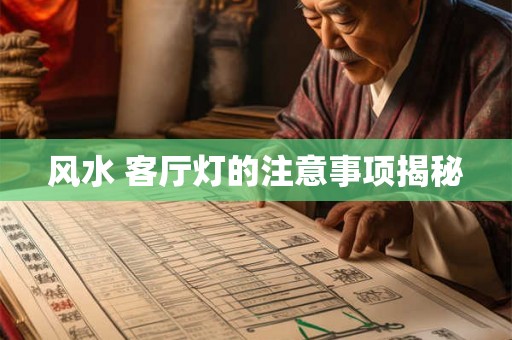 风水 客厅灯的注意事项揭秘