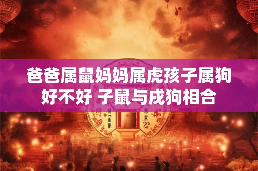 爸爸属鼠妈妈属虎孩子属狗好不好 子鼠与戌狗相合