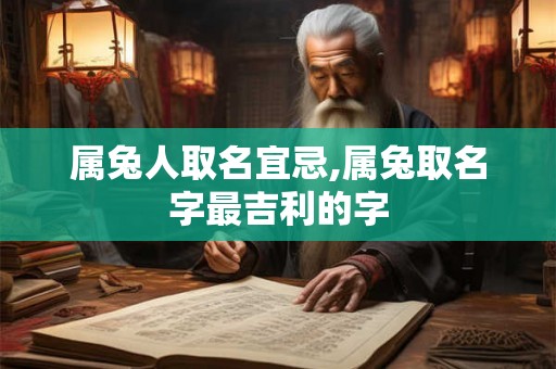 属兔人取名宜忌,属兔取名字最吉利的字