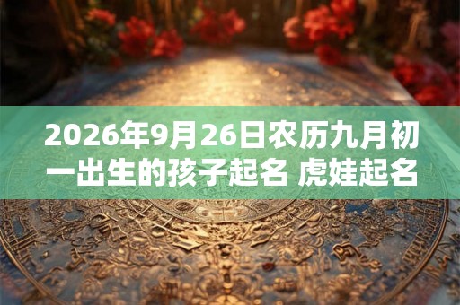 2026年9月26日农历九月初一出生的孩子起名 虎娃起名喜用字词