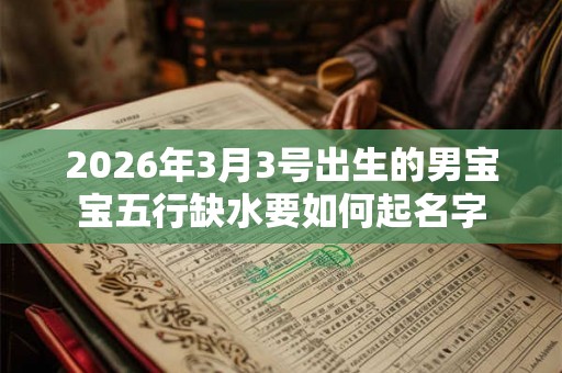 2026年3月3号出生的男宝宝五行缺水要如何起名字