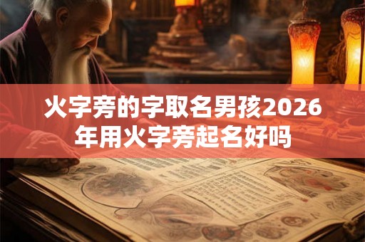 火字旁的字取名男孩2026年用火字旁起名好吗