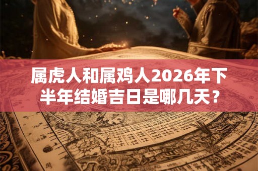 属虎人和属鸡人2026年下半年结婚吉日是哪几天？