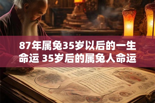 87年属兔35岁以后的一生命运 35岁后的属兔人命运如何
