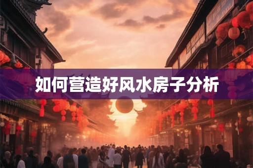 如何营造好风水房子分析